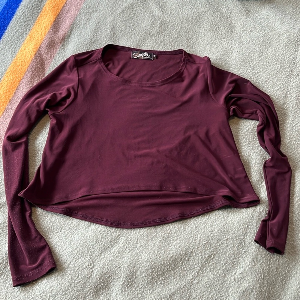 Sympli Cropped Long Sleeve.